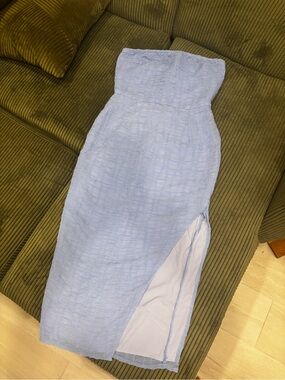 Pretty little thing Light Blue Midi Dress